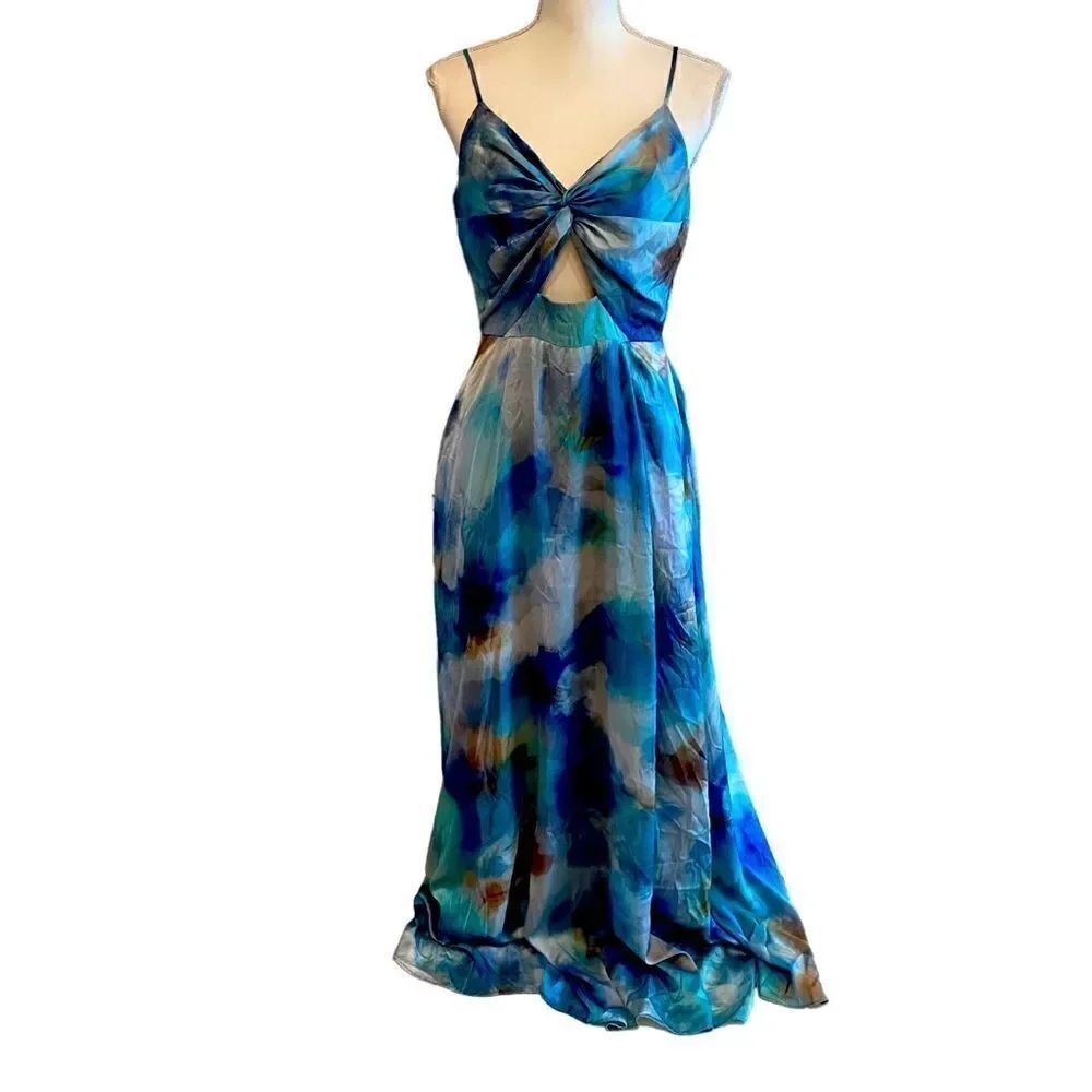 Aidan by Aidan Mattox Cut Out Front Twist Gown Size 10